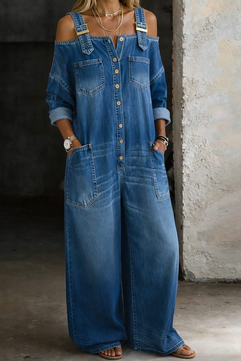 Olivia | Off Shoulder Jumpsuit