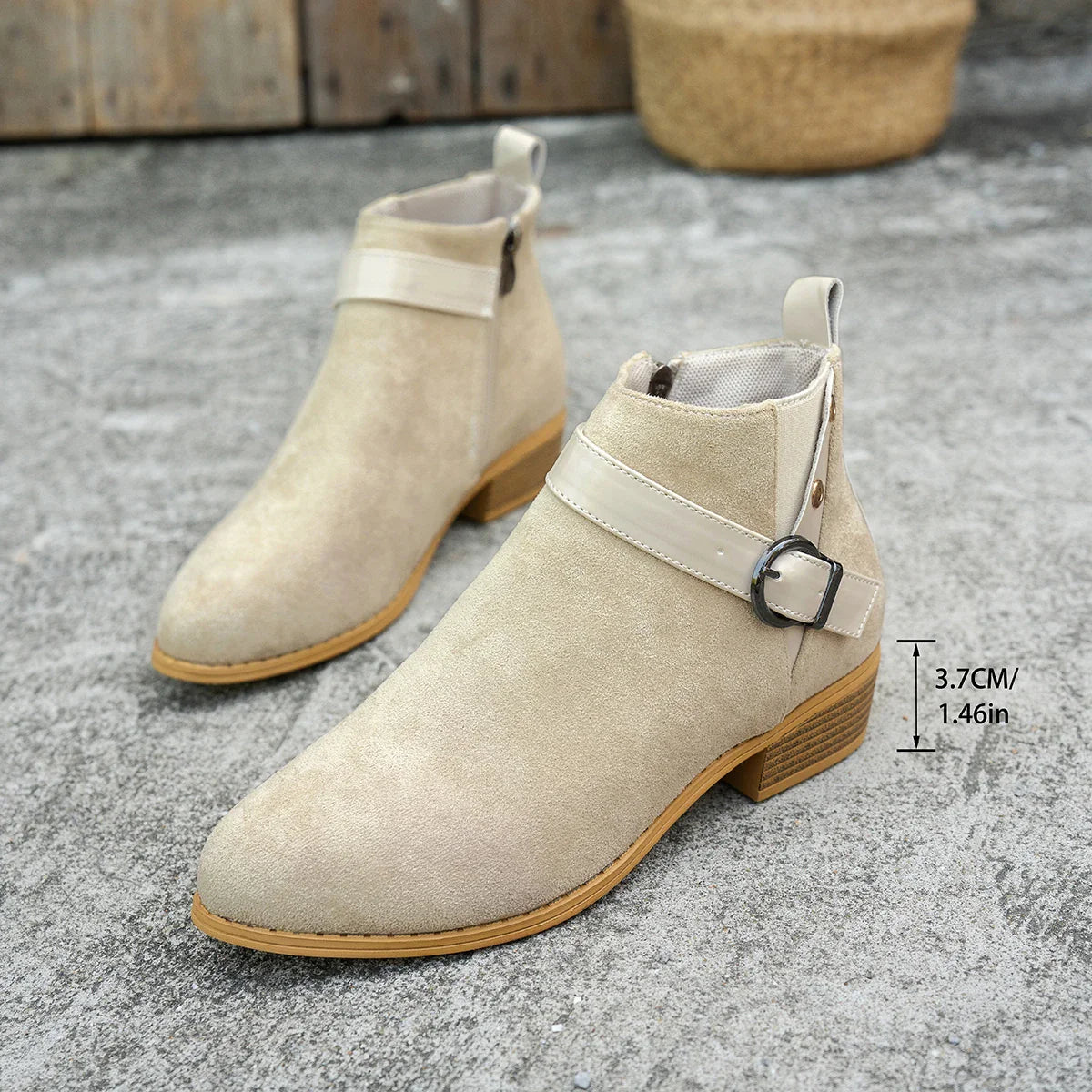 Sierra Buckle Ankle Boot