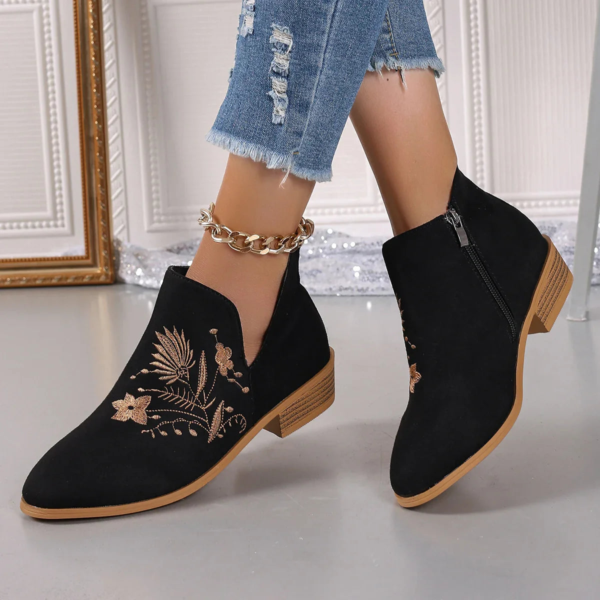Harper Floral Boot