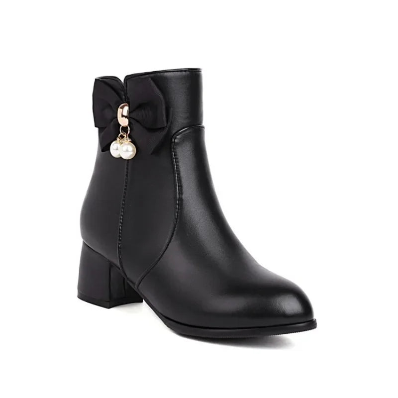 Pearlette Ribbon Heels