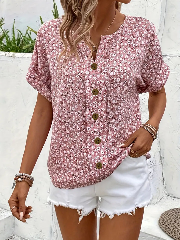Lorraine | Stylish Floral Print Blouse