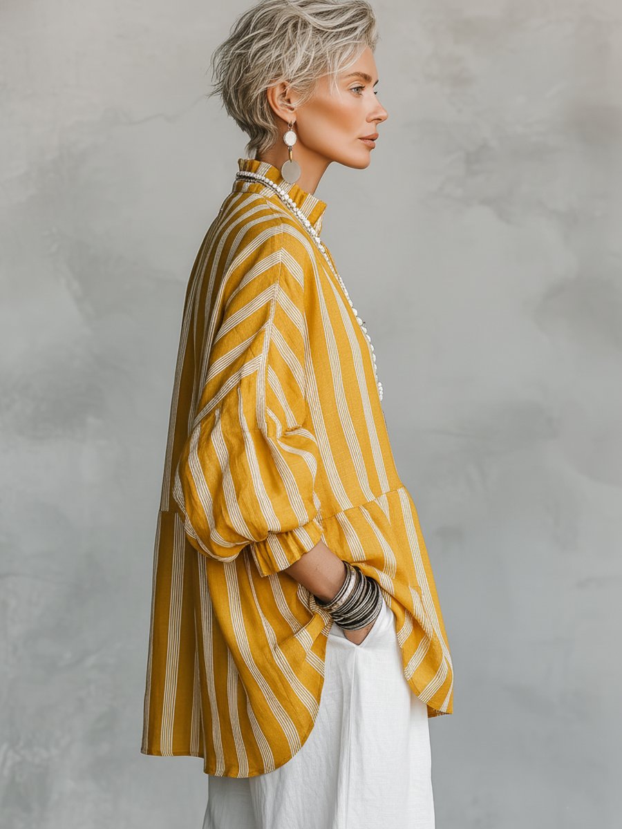Sutton | Vertical Striped Shirt