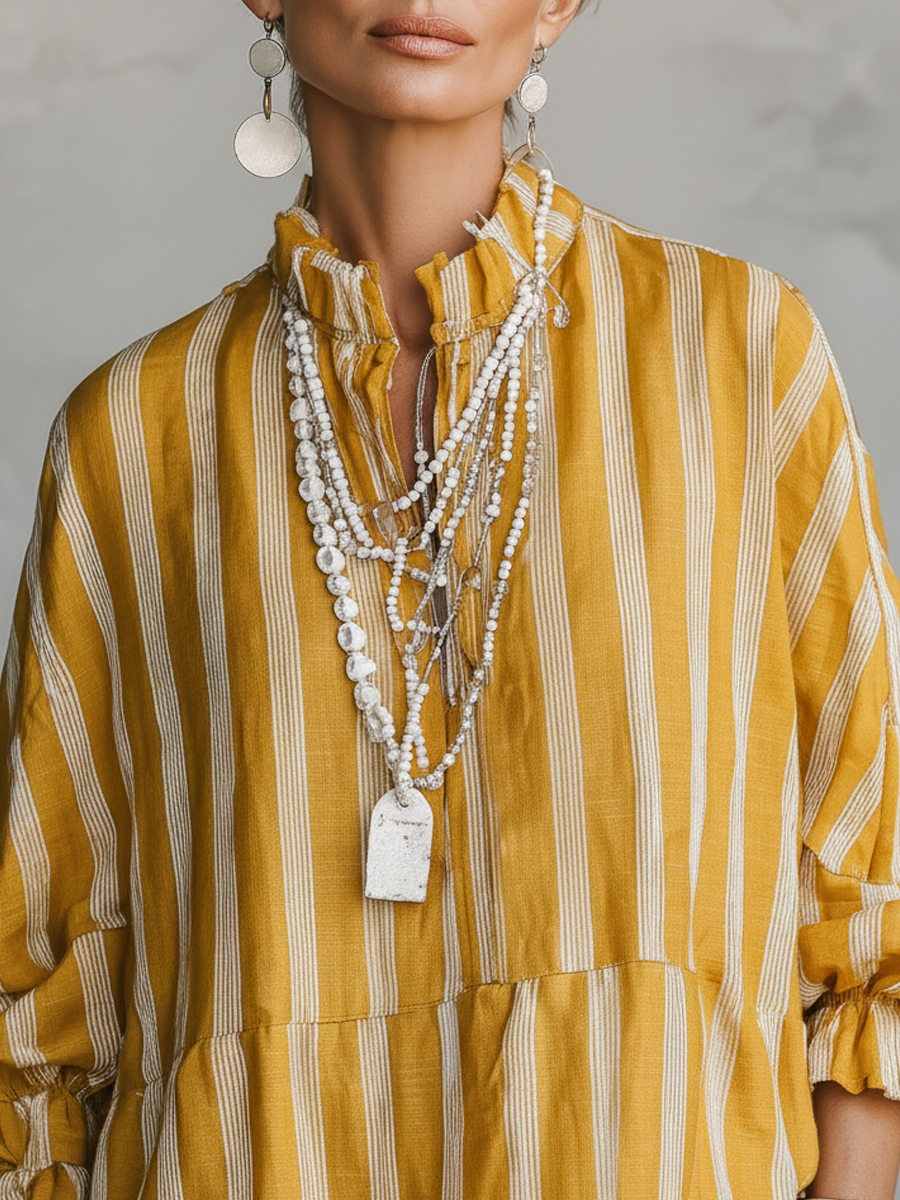 Sutton | Vertical Striped Shirt