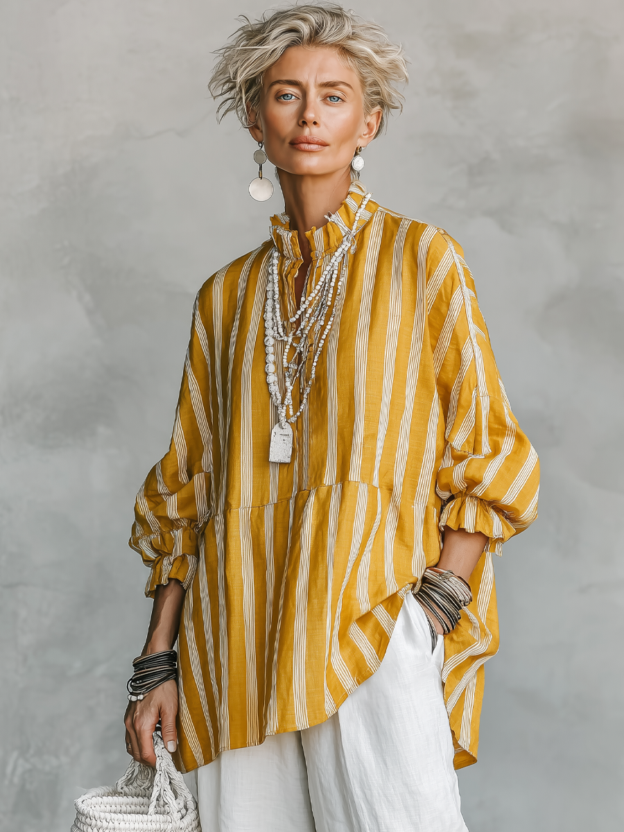 Sutton | Vertical Striped Shirt
