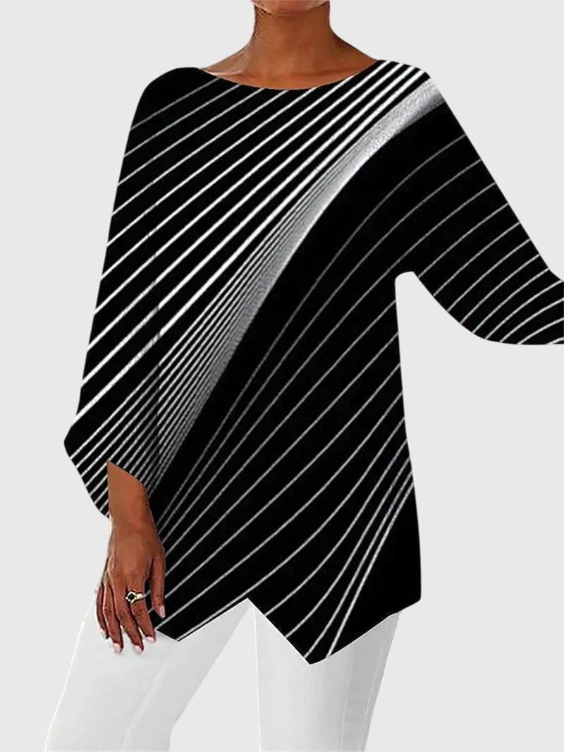 Cris | Elegant Crew Neck Top