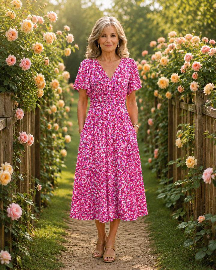 Alice | Floral A-Line Dress