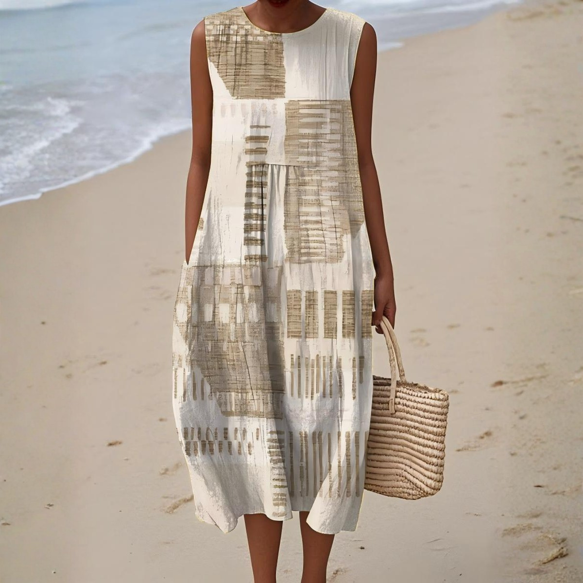 Helena™ | Artistic Print Summer Dress