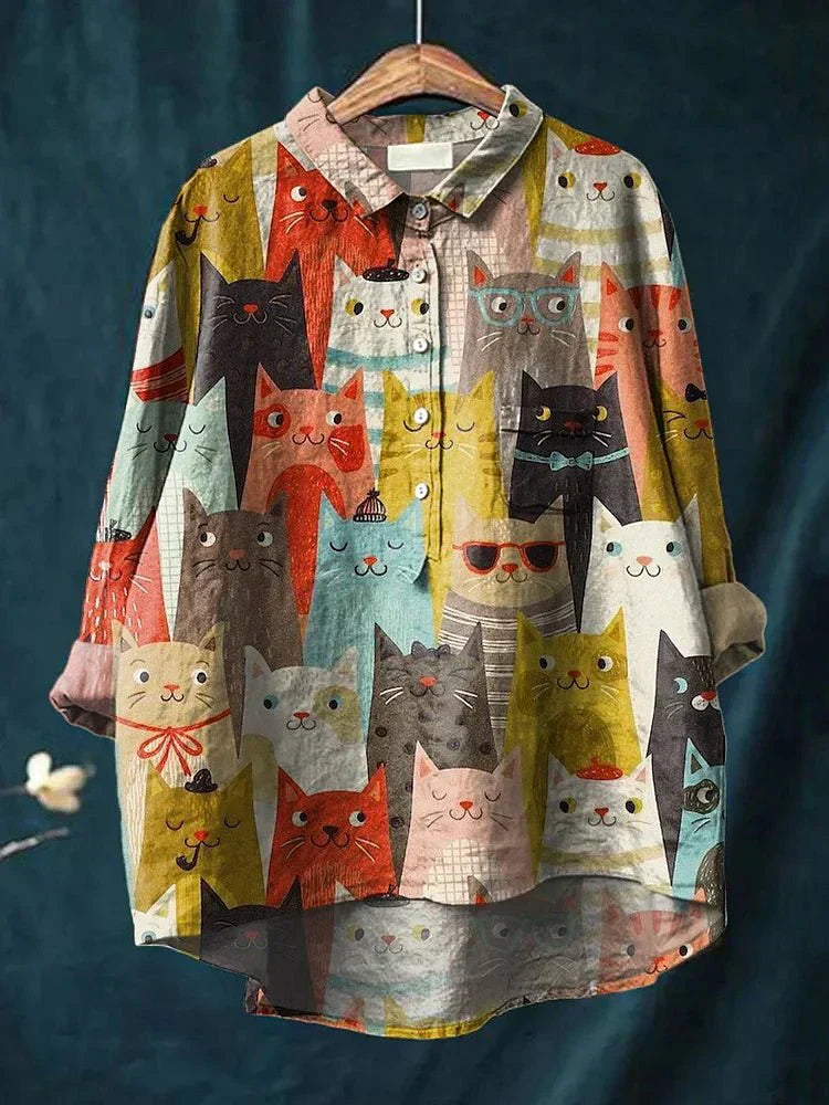 Dayana | Brooks Playful Print Blouse