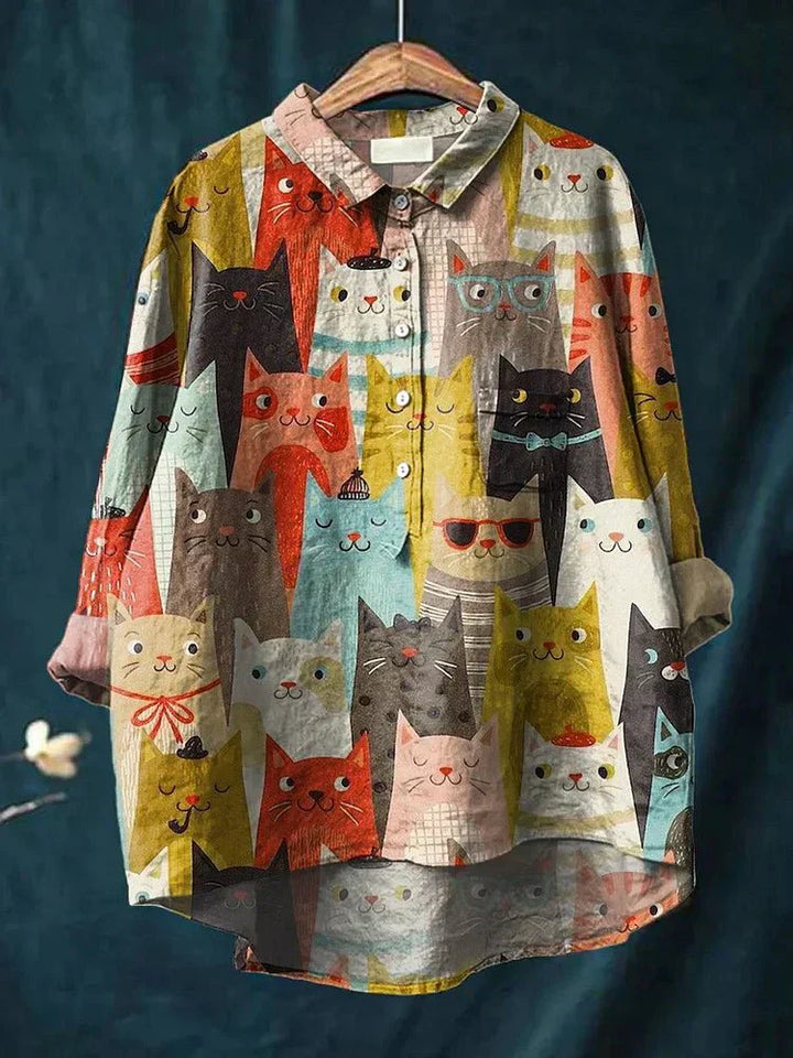 Dayana | Brooks Playful Print Blouse