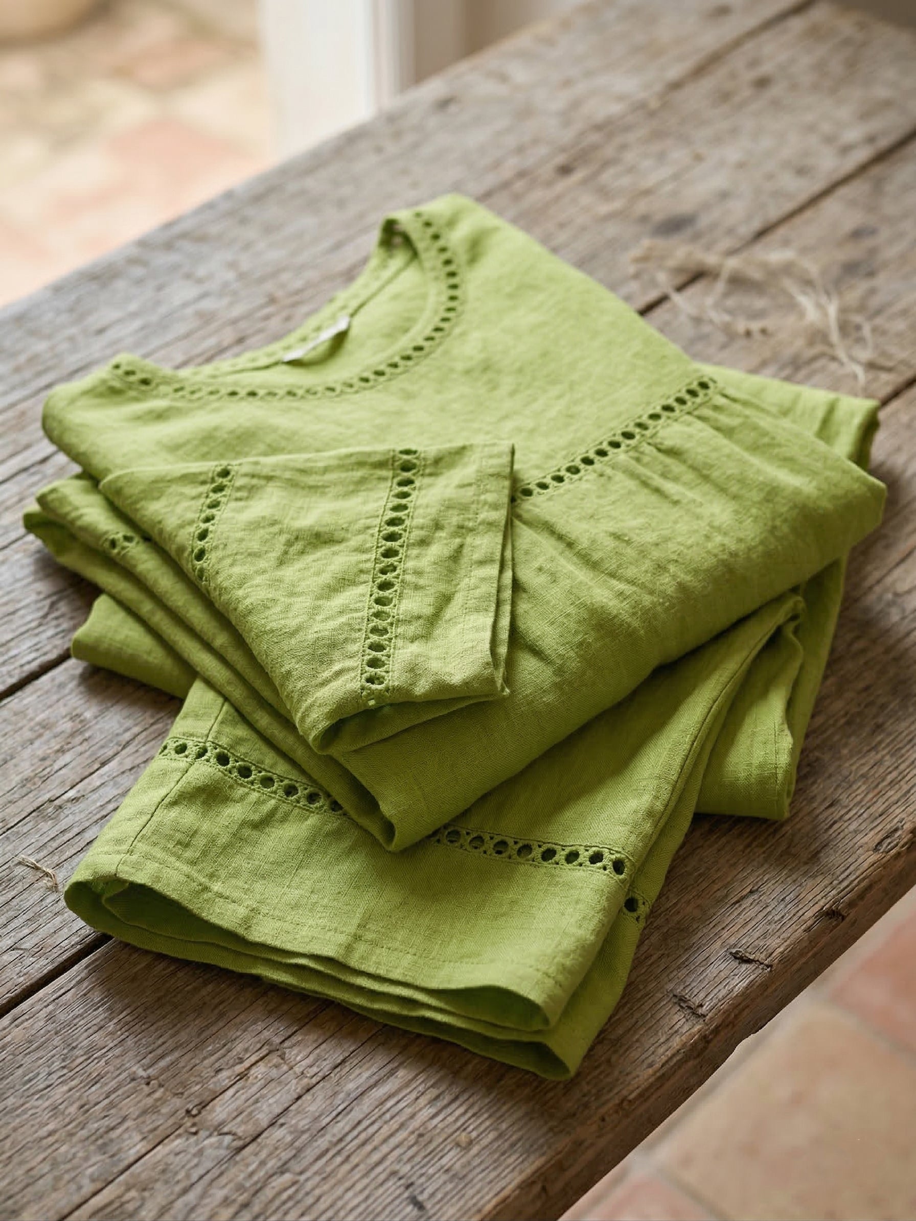 Bella | Boho Linen Loungewear Set
