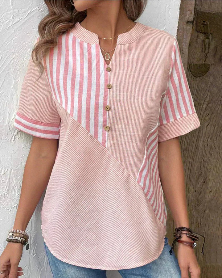 Priya | Soft Striped Blouse