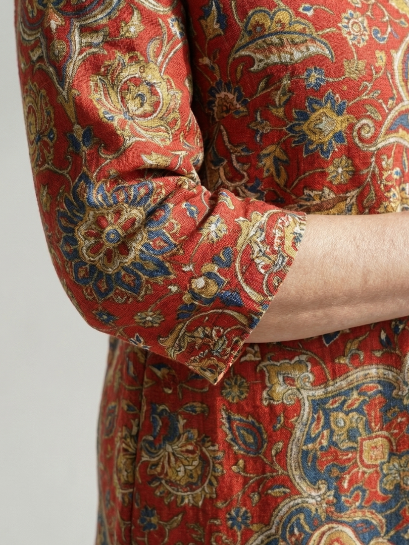 Blanca | Ease Patchwork Midi Dress