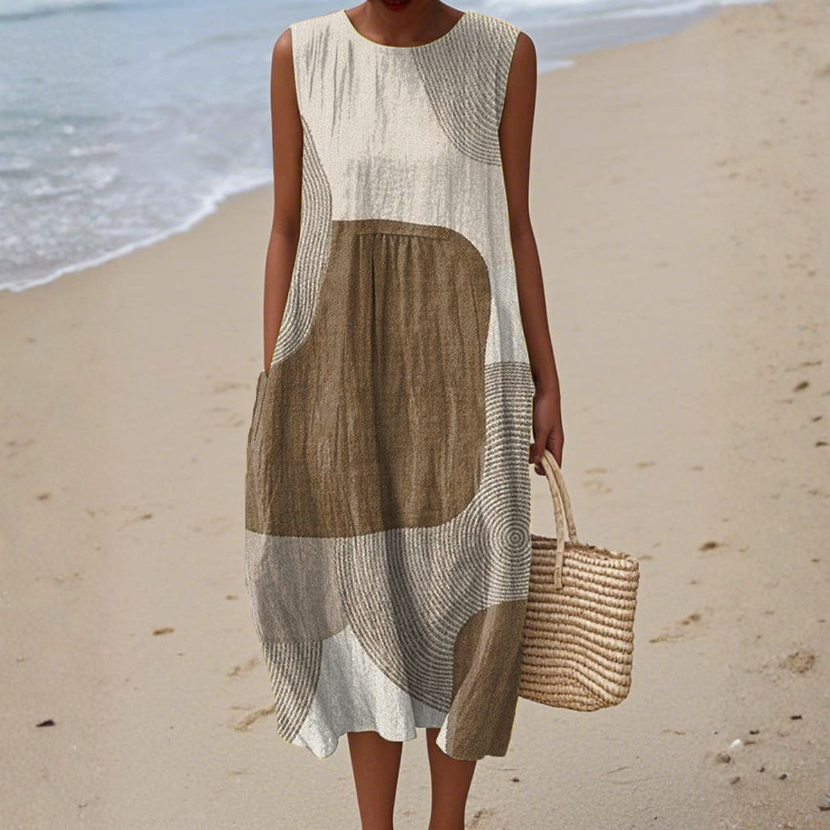 Helena™ | Artistic Print Summer Dress