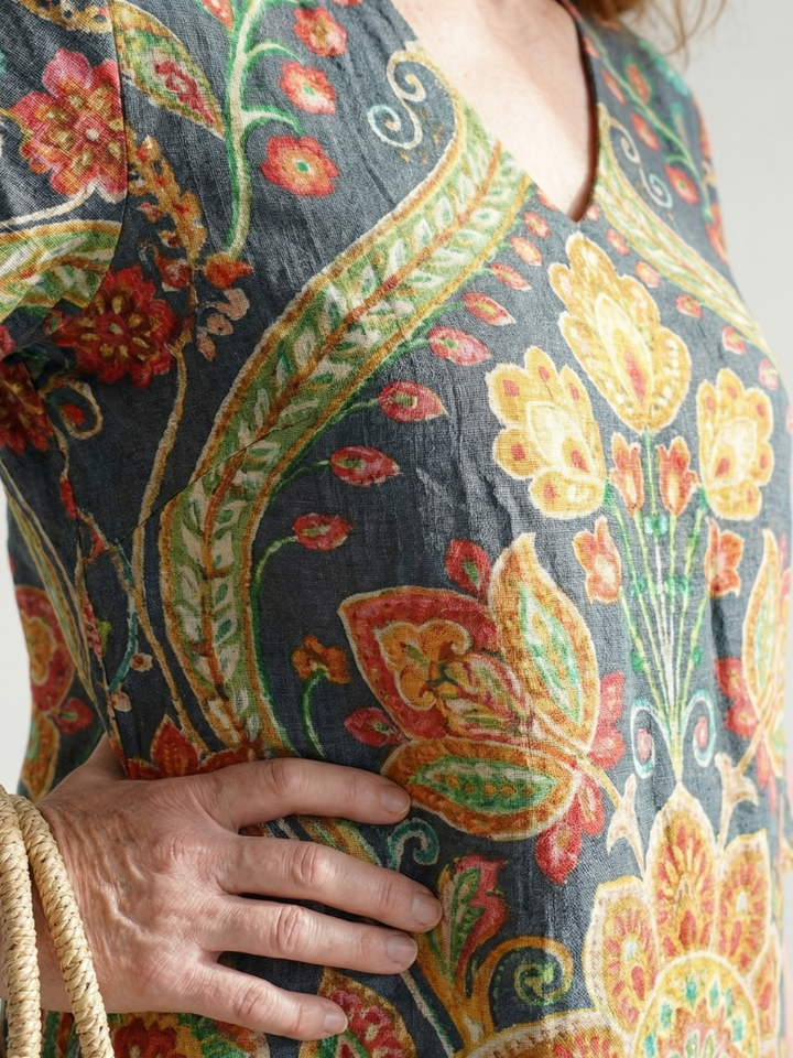 Adela | Easy Shape Garden Midi Dress