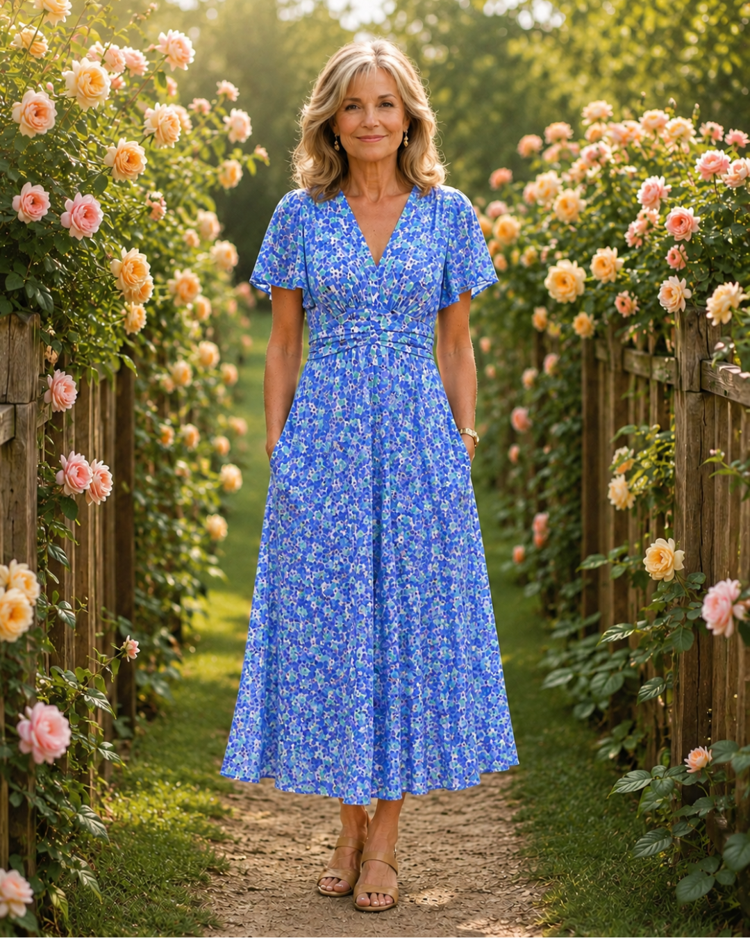 Alice | Floral A-Line Dress