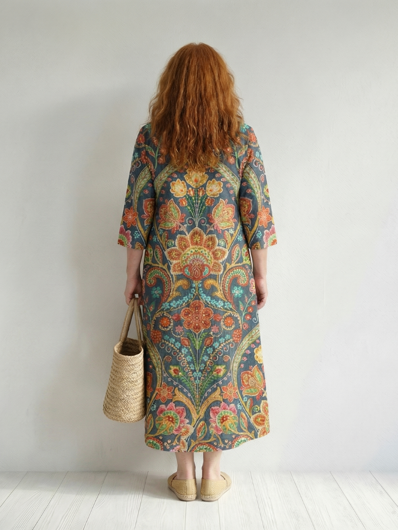 Adela | Easy Shape Garden Midi Dress
