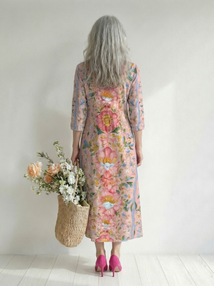 Paige | Light Form Floral Midi Dress