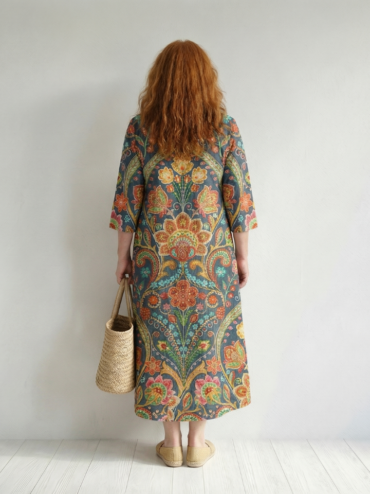 Lara | Easy Shape Garden Midi Dress