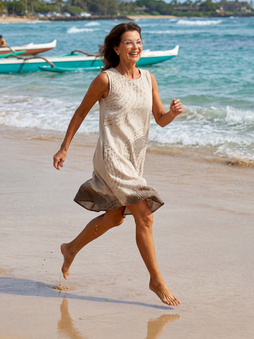Mona | Texture Midi Dress