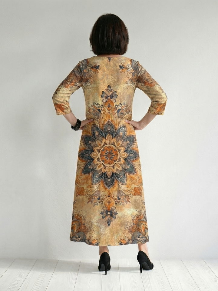 Margarita | Gentle Floral Midi Dress