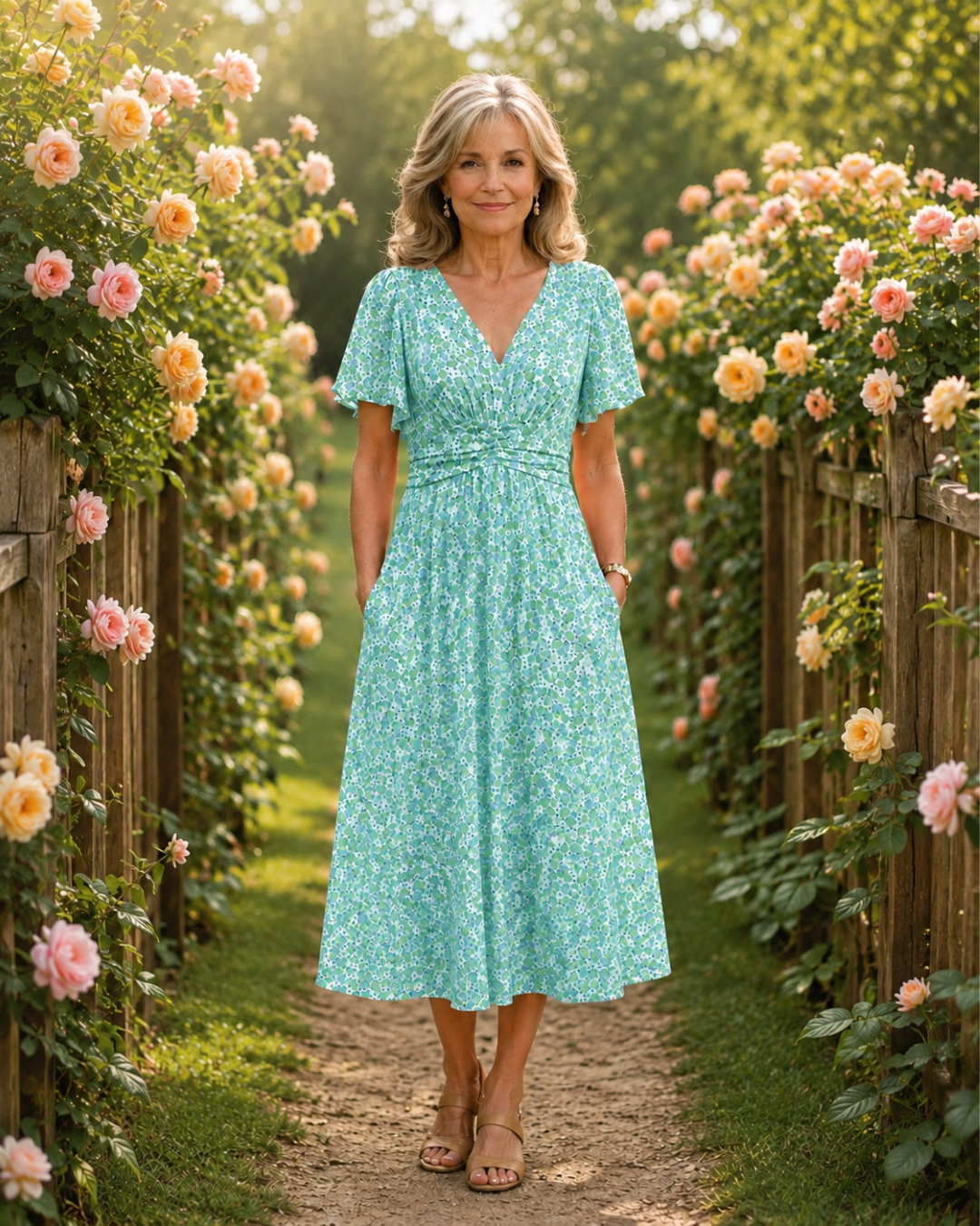 Alice | Floral A-Line Dress