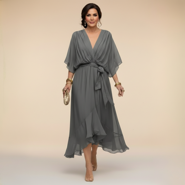 Bianca | Elegant V-Neck Dress