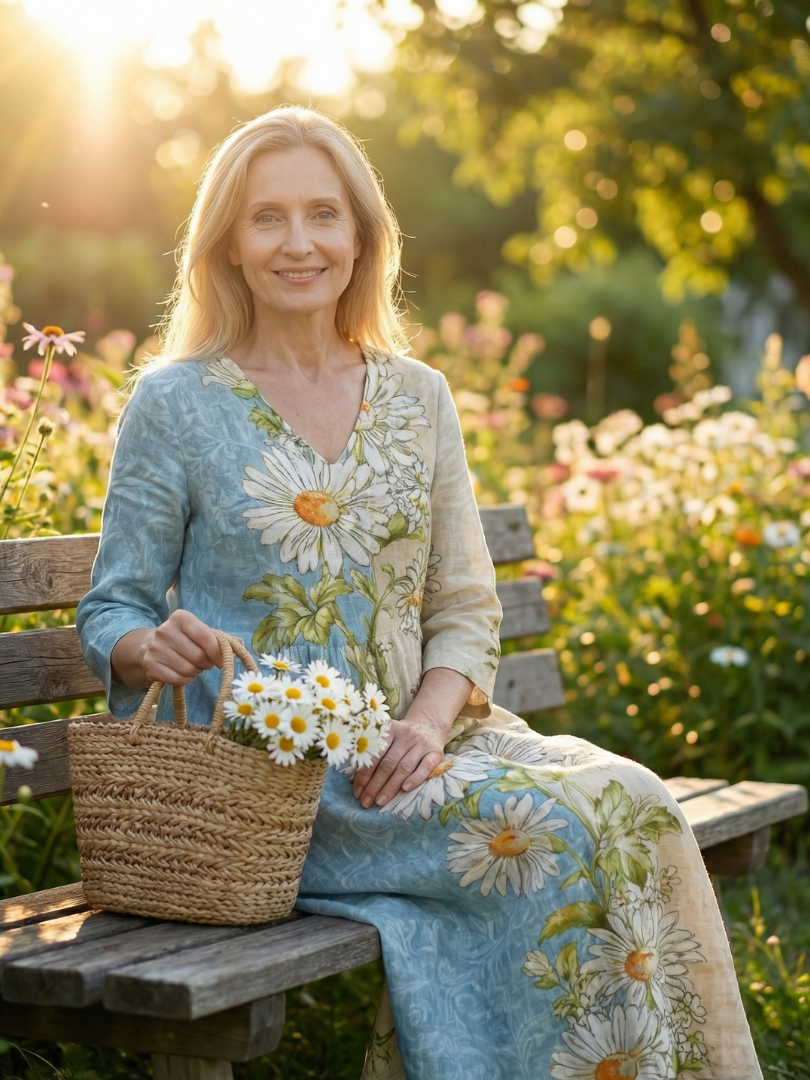 Love | Light Daisy Midi Dress