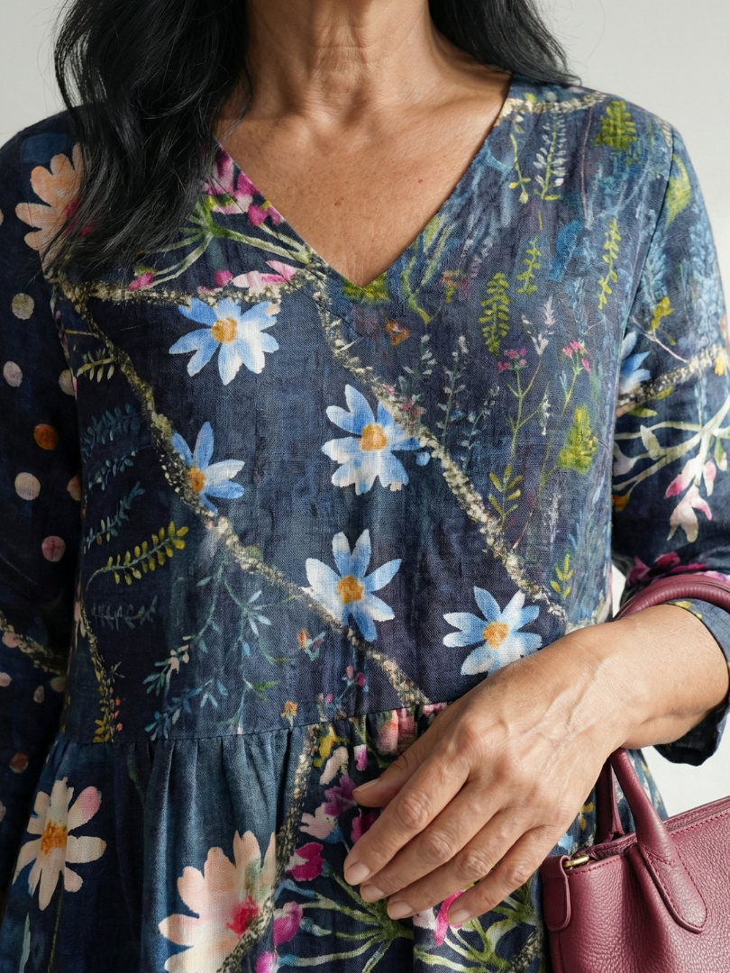 Jenni | Easy Gather Floral Midi Dress