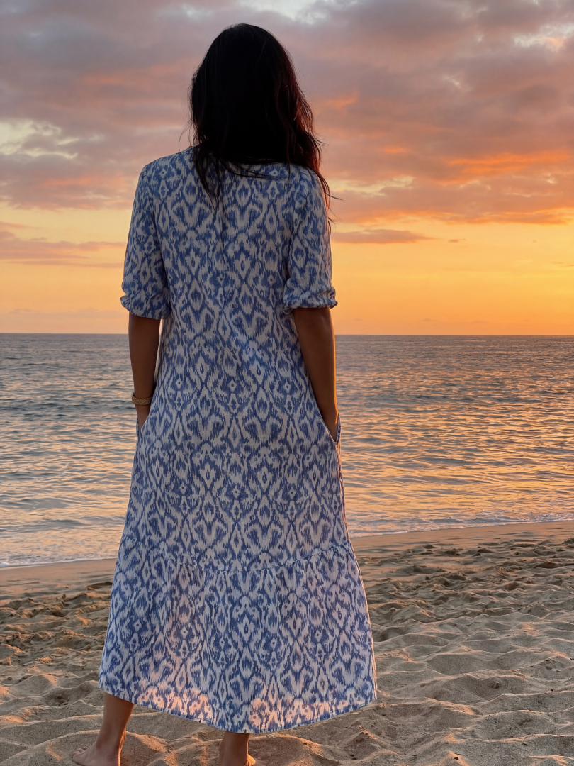 Santa | Coastal Midi Dress