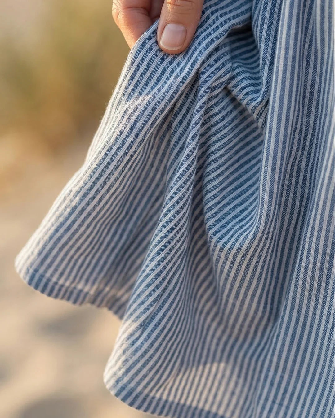 Brenda | Striped Midi Dress – Effortless Comfort, Everyday Confidence