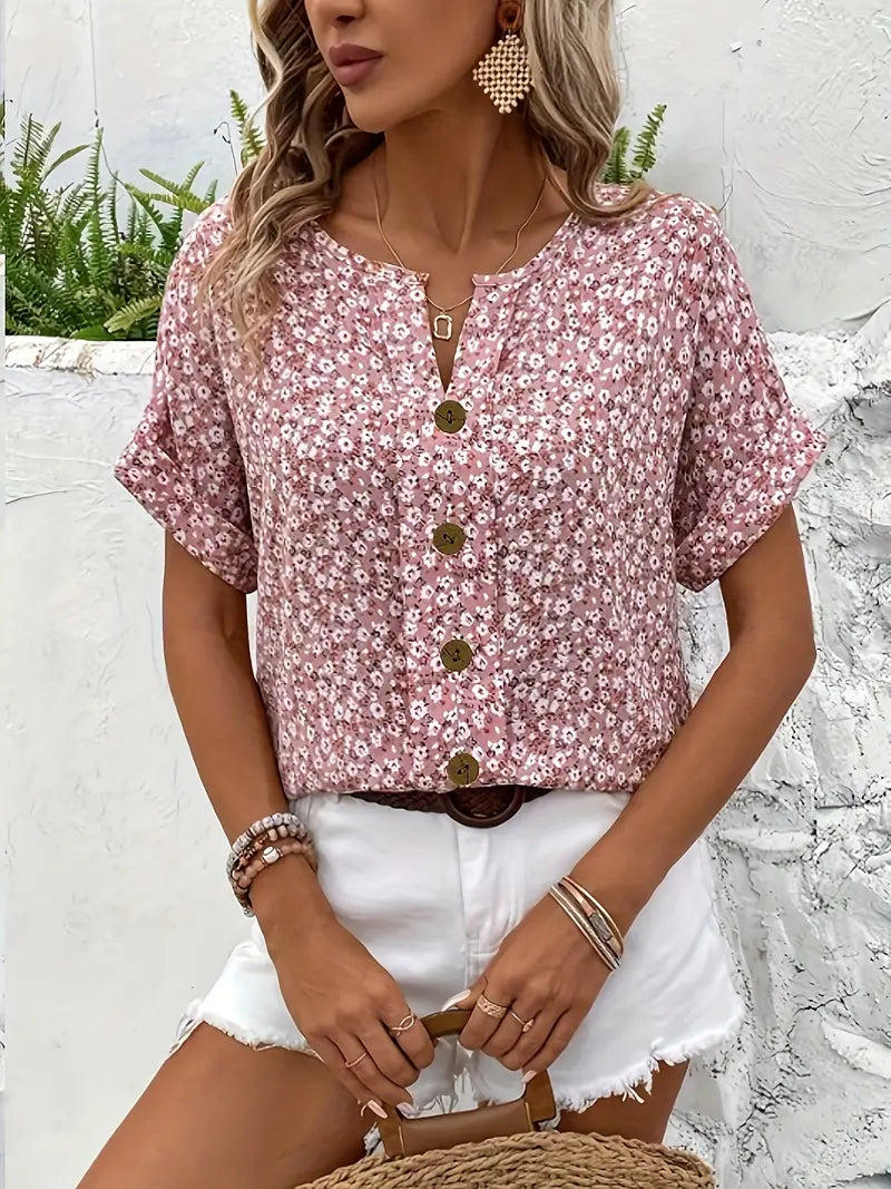 Lorraine | Stylish Floral Print Blouse