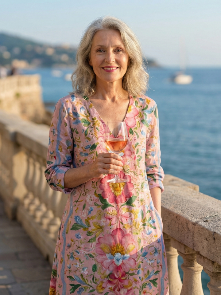 Paige | Light Form Floral Midi Dress