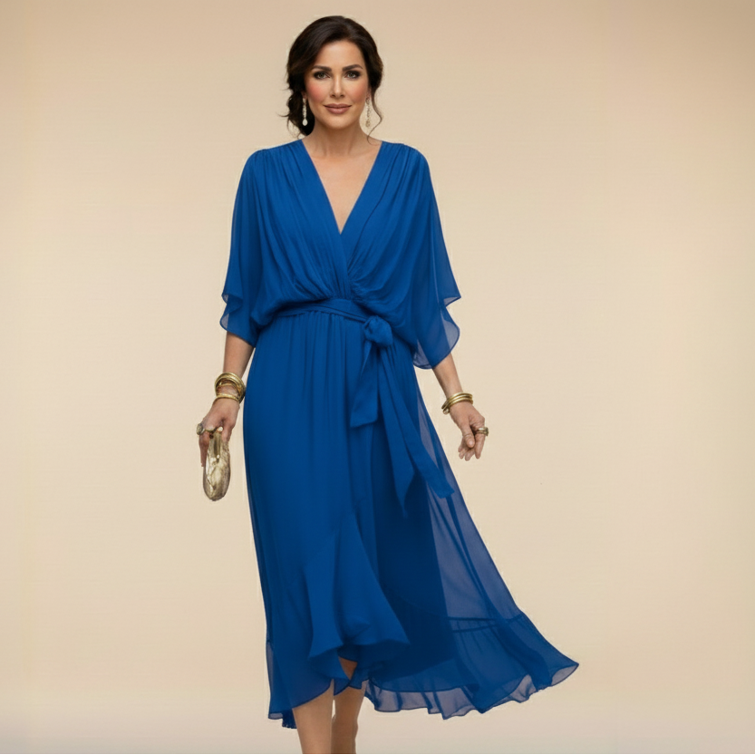 Bianca | Elegant V-Neck Dress