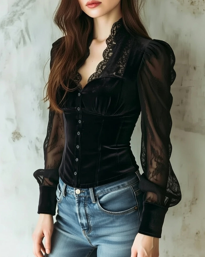Kristy | Midnight Blouse