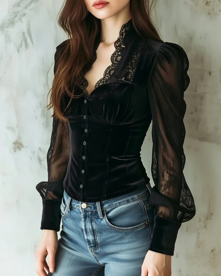 Kristy | Midnight Blouse