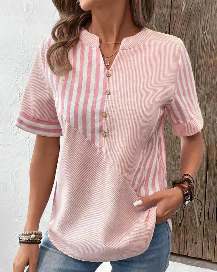 Priya | Soft Striped Blouse