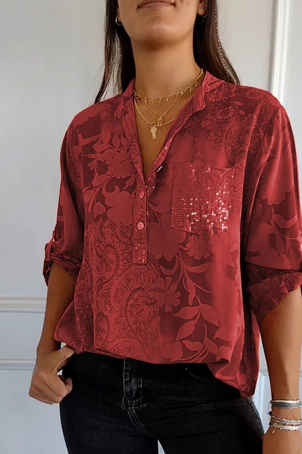 Susy | Elegant Sequin Top