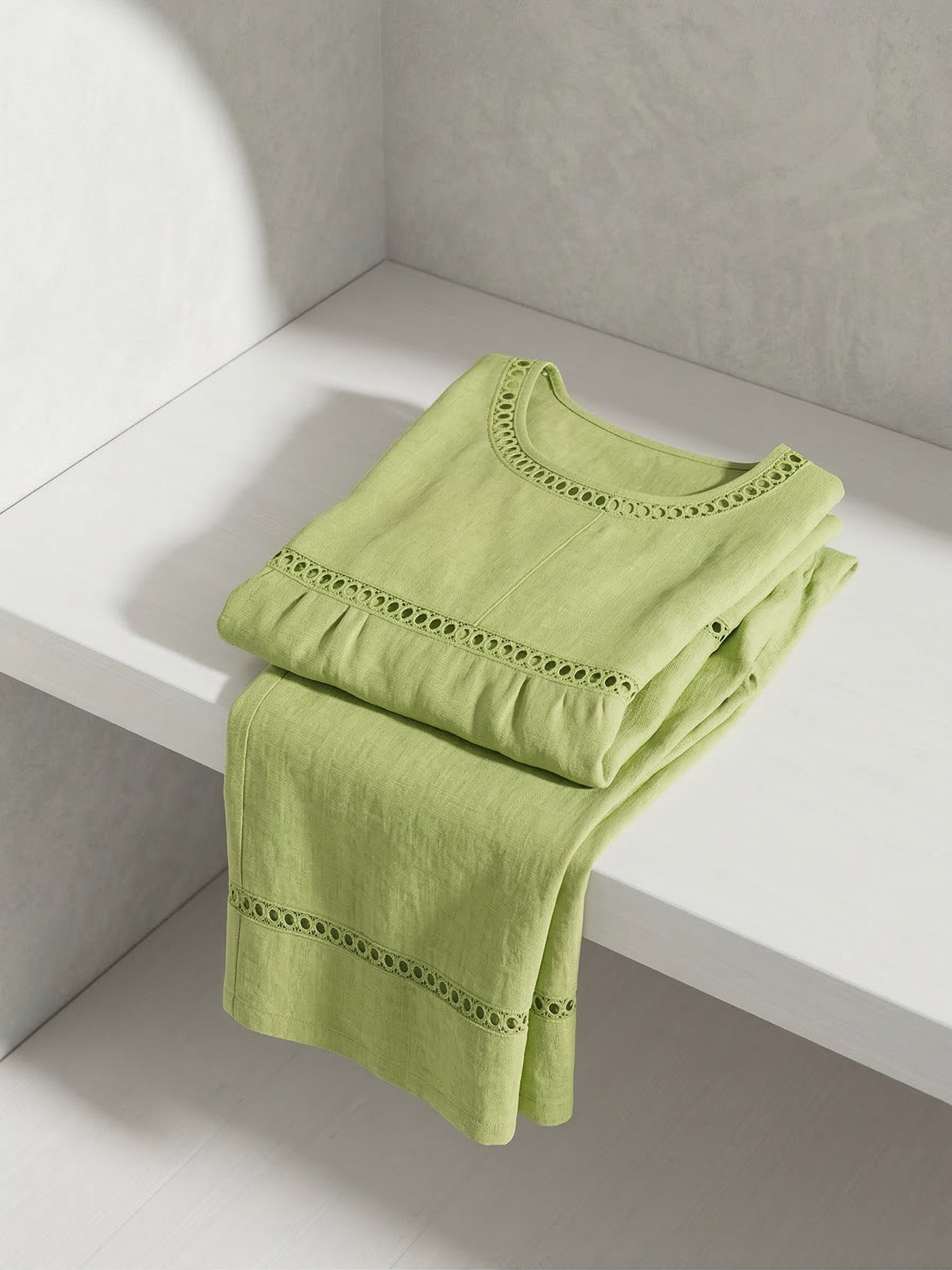 Bella | Boho Linen Loungewear Set