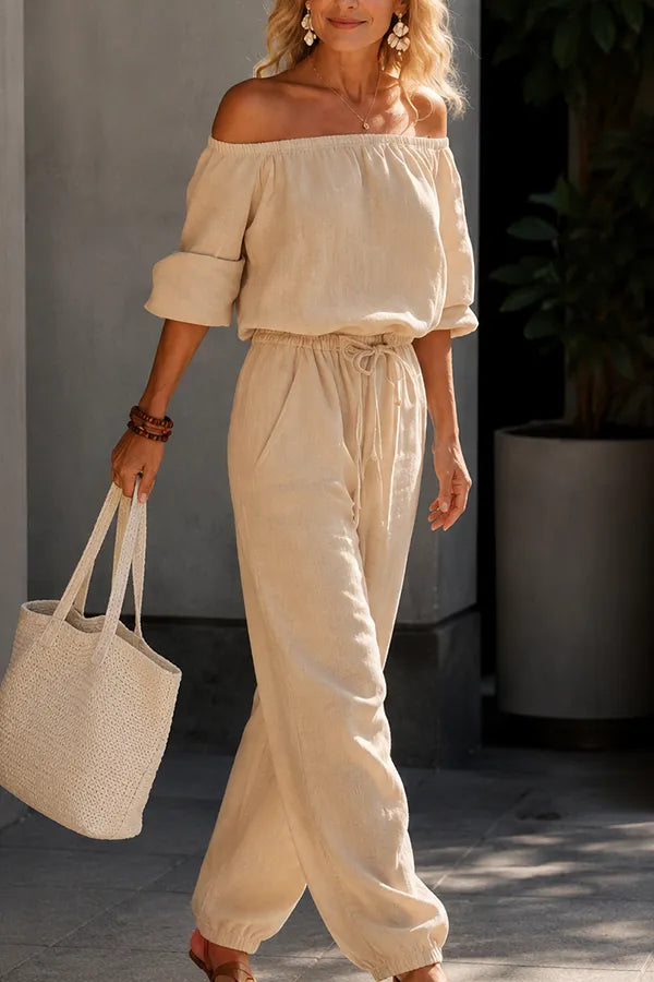 Sandra | Off-Shoulder Set