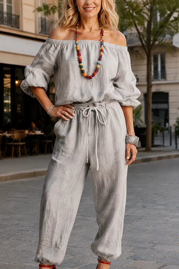 Sandra | Off-Shoulder Set