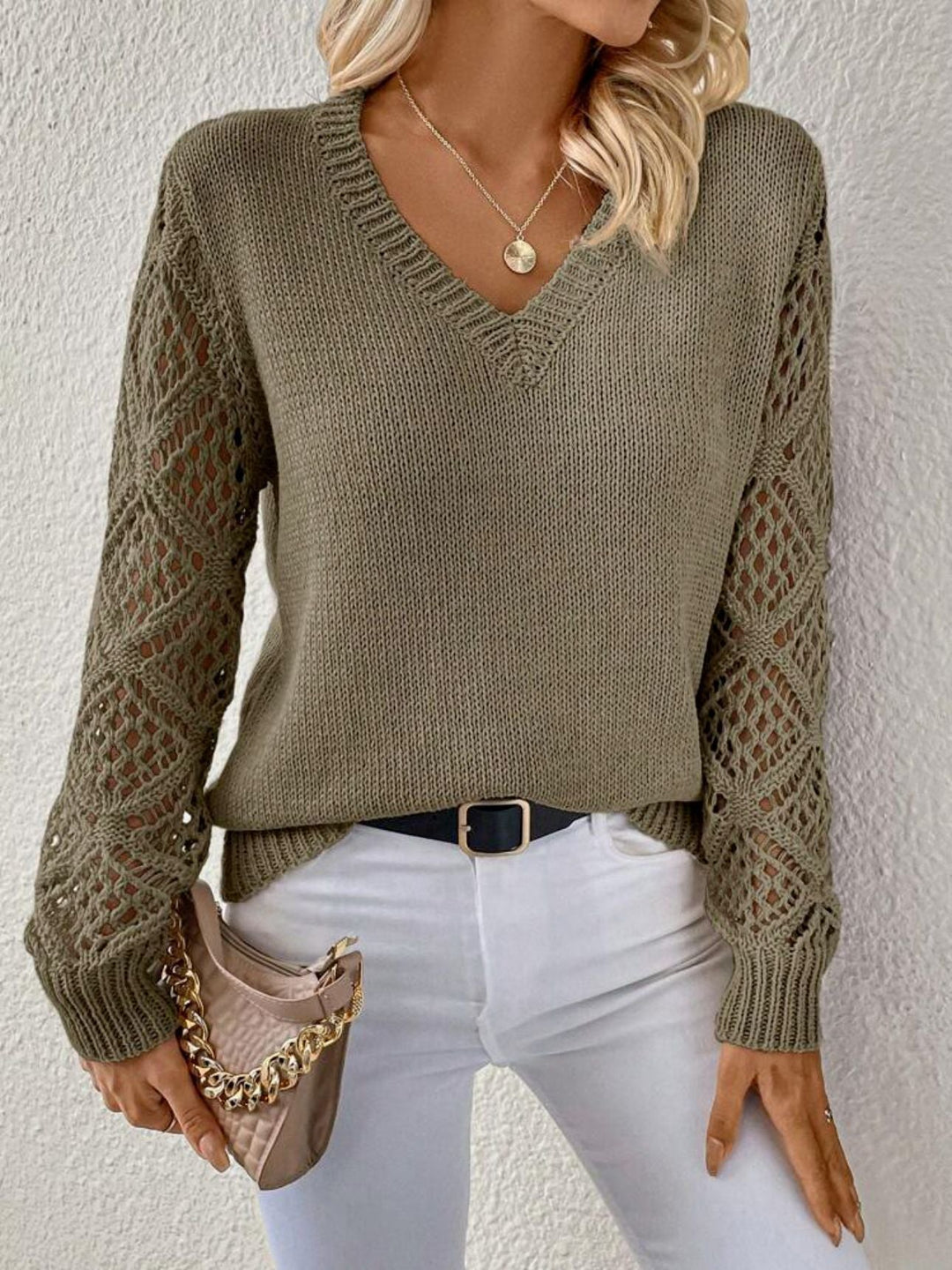 Marlen | Soft V-Neck Sweater