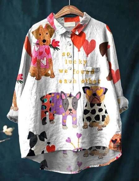 Dayana | Brooks Playful Print Blouse