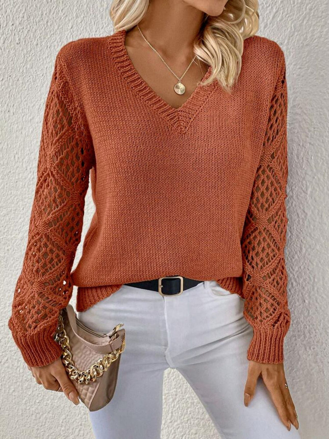 Marlen | Soft V-Neck Sweater
