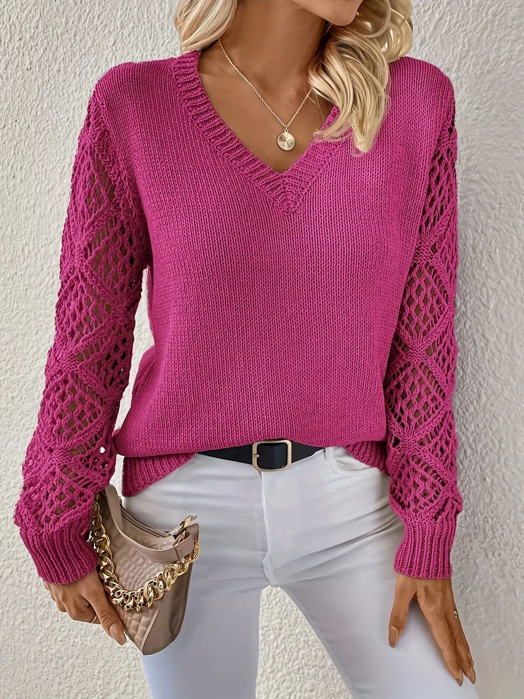 Marlen | Soft V-Neck Sweater