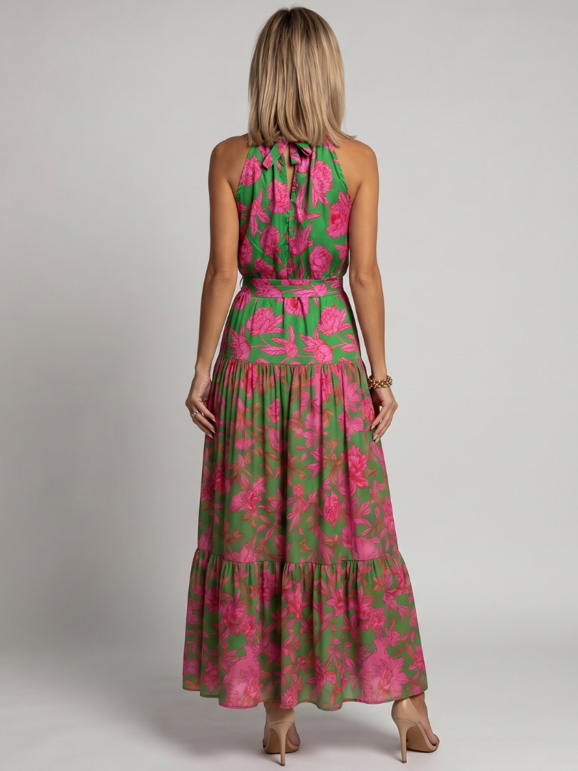 Stella™ | Draped Halter Midi Dress