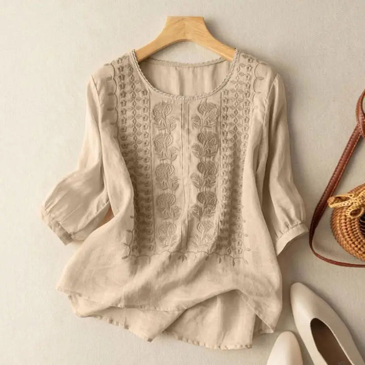 Debbie | Embroidered Relaxed Blouse
