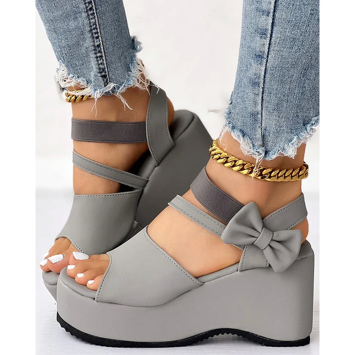 Valeria Bow Wedges