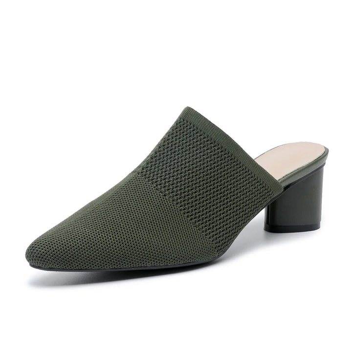 Pointed Knit Mules