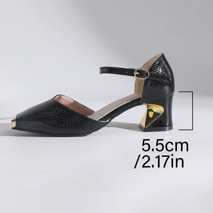 Monroe Sculpted Strap Heels