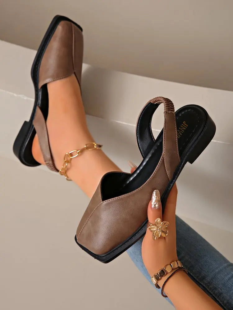 Colorblock Slip Flat